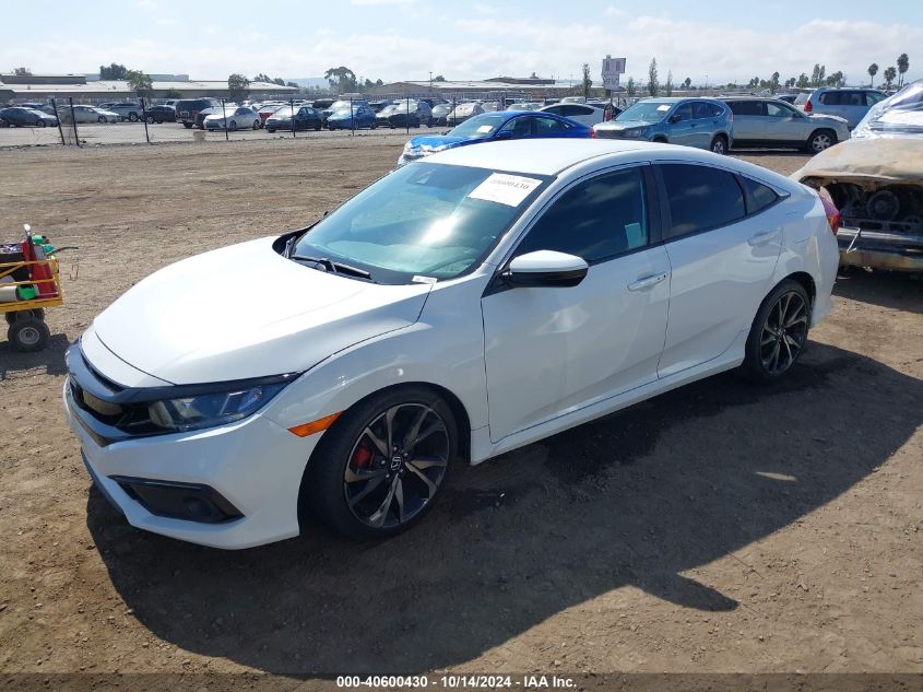 2019 Honda Civic Sport VIN: 2HGFC2F82KH523398 Lot: 40600430