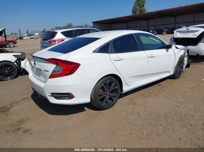 2019 Honda Civic Sport VIN: 2HGFC2F82KH523398 Lot: 40600430