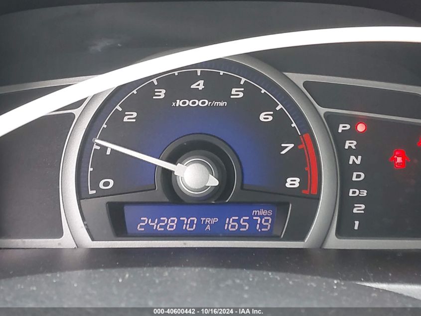 2010 Honda Civic Lx VIN: 2HGFG1B6XAH528902 Lot: 40600442