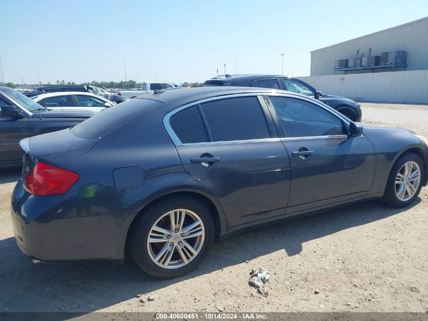 2012 Infiniti G37 Journey VIN: JN1CV6AP1CM933953 Lot: 40600451