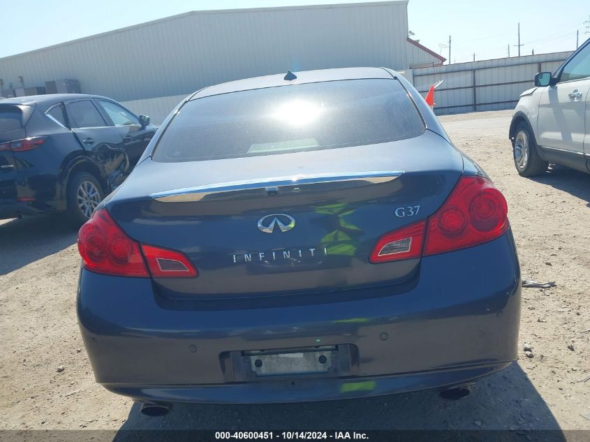 2012 Infiniti G37 Journey VIN: JN1CV6AP1CM933953 Lot: 40600451