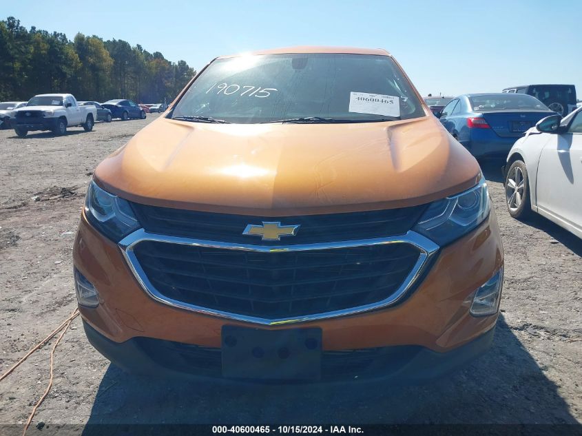 2018 Chevrolet Equinox Lt VIN: 2GNAXJEV8J6341933 Lot: 40600465