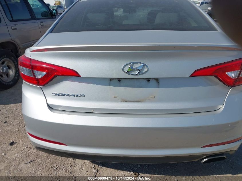 2016 Hyundai Sonata Se VIN: 5NPE24AF3GH326608 Lot: 40600475