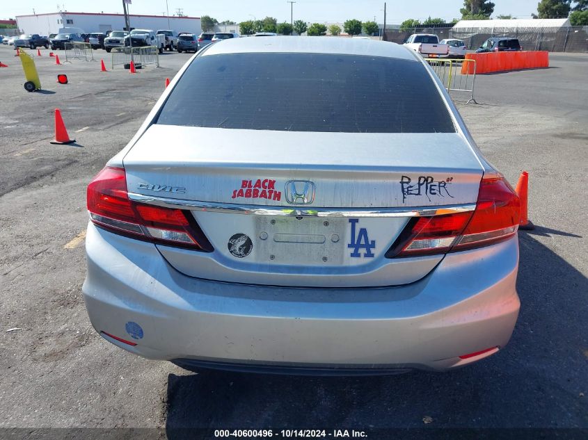 2013 Honda Civic Lx VIN: 19XFB2F56DE270088 Lot: 40600496