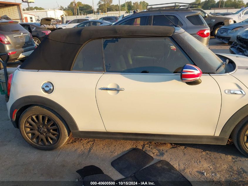 2016 Mini Convertible Cooper S VIN: WMWWG9C59G3C22126 Lot: 40600500