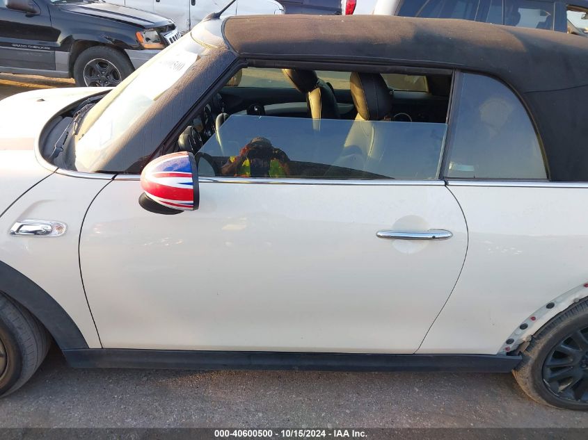 2016 Mini Convertible Cooper S VIN: WMWWG9C59G3C22126 Lot: 40600500