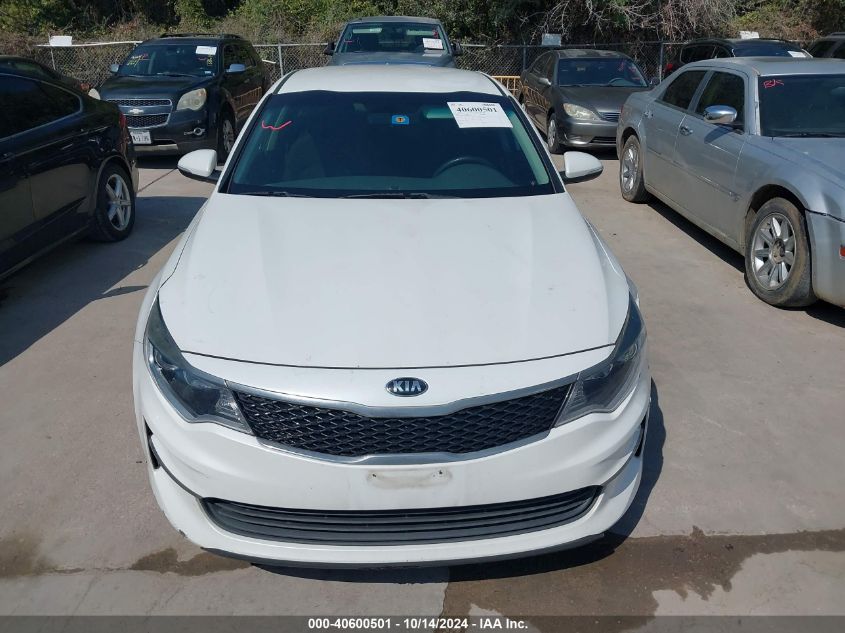 2016 Kia Optima Lx VIN: 5XXGT4L37GG038532 Lot: 40600501