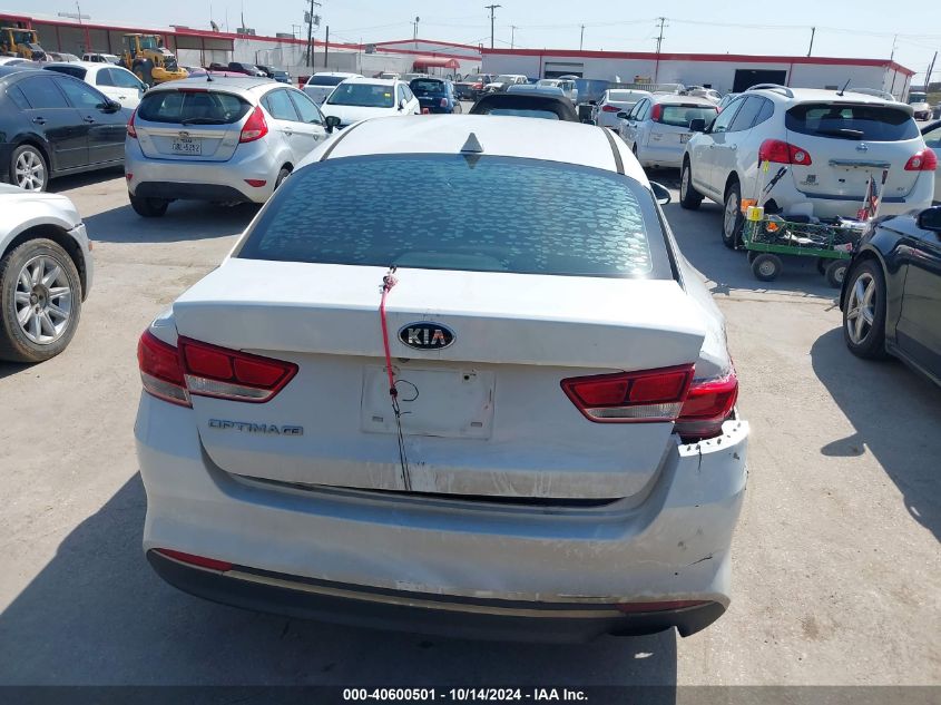 2016 Kia Optima Lx VIN: 5XXGT4L37GG038532 Lot: 40600501