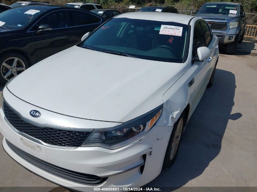 2016 Kia Optima Lx VIN: 5XXGT4L37GG038532 Lot: 40600501
