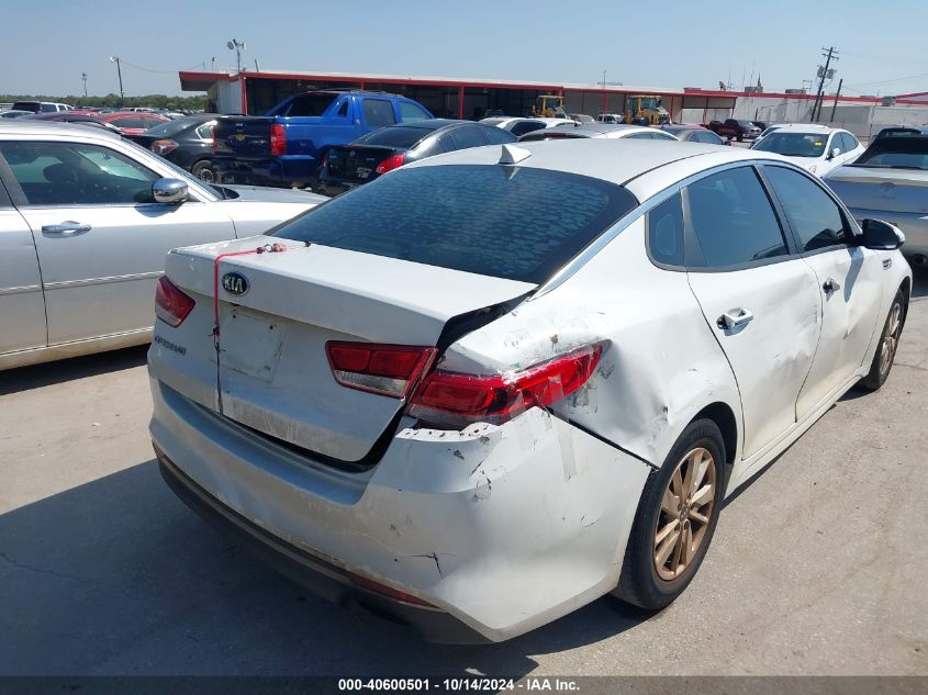 2016 Kia Optima Lx VIN: 5XXGT4L37GG038532 Lot: 40600501