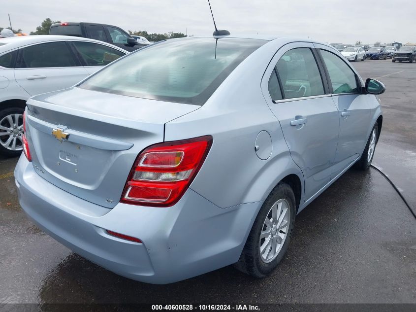 2017 Chevrolet Sonic Lt Auto VIN: 1G1JD5SH7H4101610 Lot: 40600528