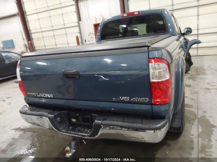 2006 Toyota Tundra Sr5 V8 VIN: 5TBDT44176S519483 Lot: 40600534