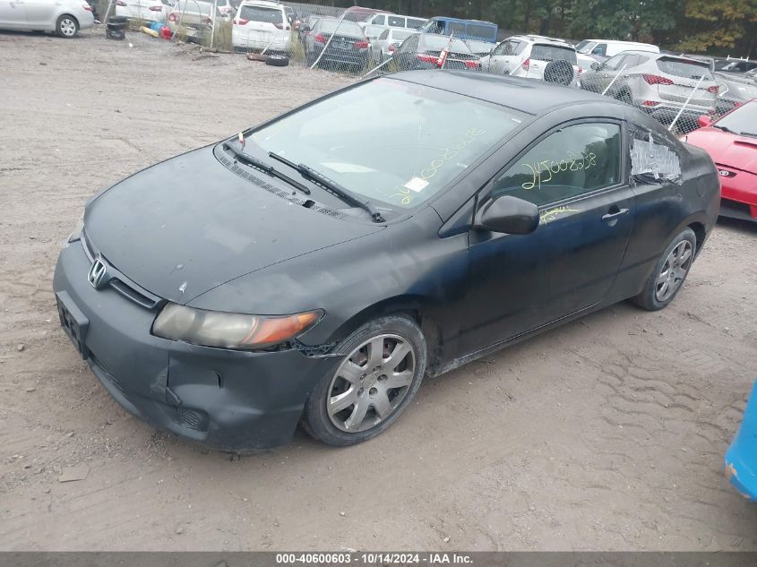 2008 Honda Civic Lx VIN: 2HGFG12638H530503 Lot: 40600603