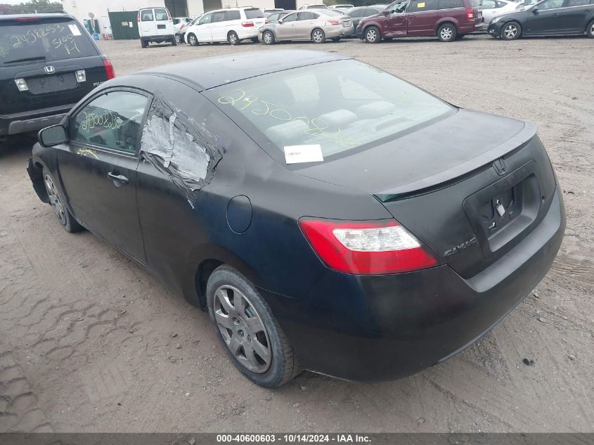 2008 Honda Civic Lx VIN: 2HGFG12638H530503 Lot: 40600603