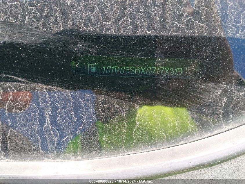 2016 Chevrolet Cruze Limited Ltz Auto VIN: 1G1PG5SBXG7178319 Lot: 40600623