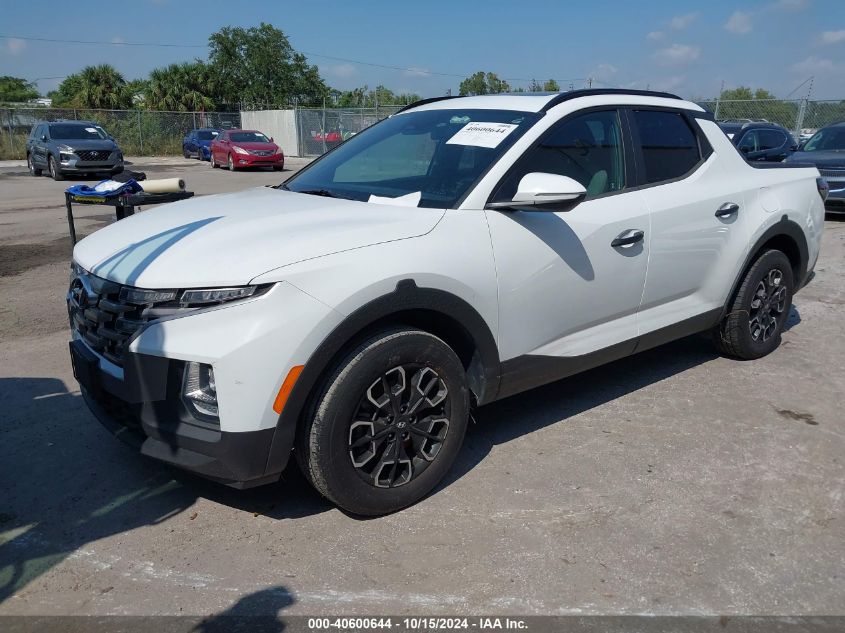 2022 Hyundai Santa Cruz Sel VIN: 5NTJCDAE9NH016500 Lot: 40600644