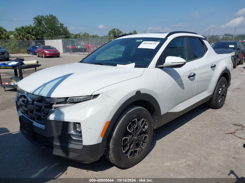 2022 Hyundai Santa Cruz Sel VIN: 5NTJCDAE9NH016500 Lot: 40600644