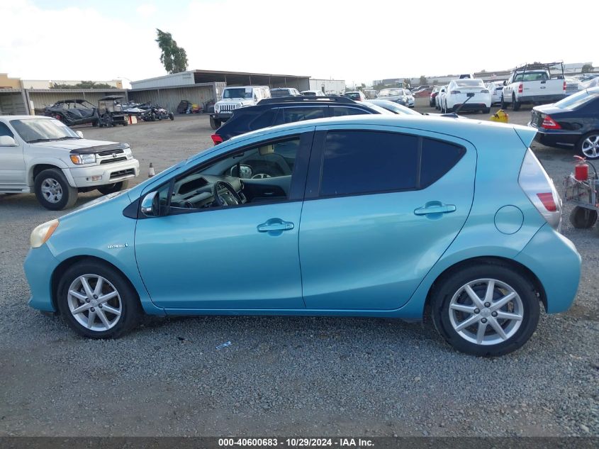 2014 Toyota Prius C Three VIN: JTDKDTB38E1060244 Lot: 40600683