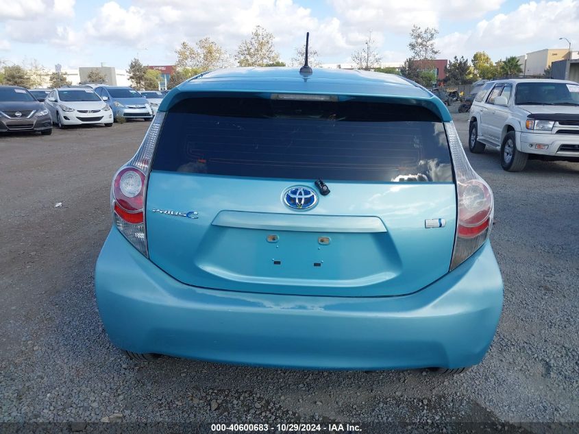 2014 Toyota Prius C Three VIN: JTDKDTB38E1060244 Lot: 40600683