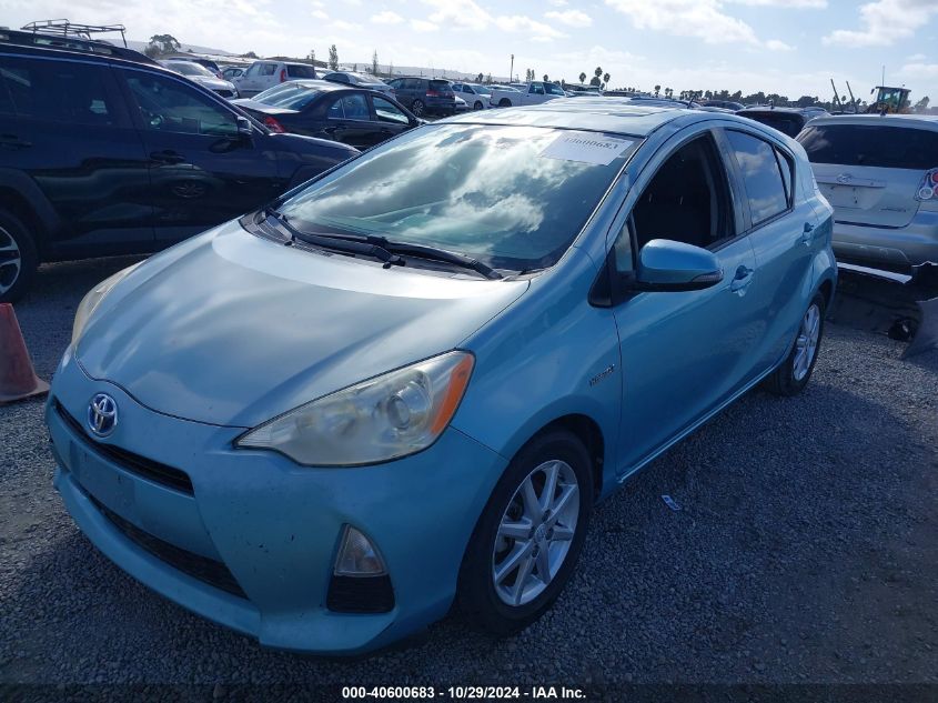 2014 Toyota Prius C Three VIN: JTDKDTB38E1060244 Lot: 40600683