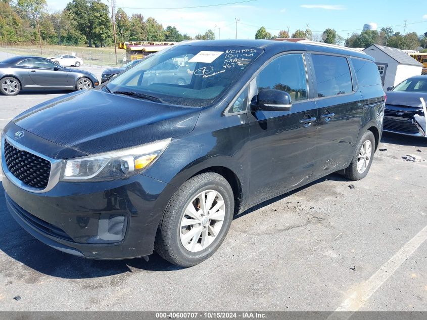 2016 Kia Sedona Lx VIN: KNDMB5C15G6094672 Lot: 40600707