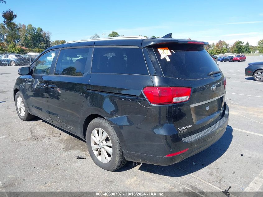 2016 Kia Sedona Lx VIN: KNDMB5C15G6094672 Lot: 40600707