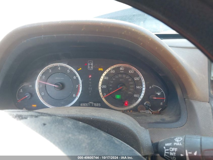 2009 Honda Accord 2.4 Lx-P VIN: 1HGCP26439A023683 Lot: 40600744