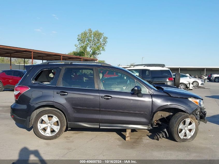 2016 Subaru Forester 2.5I Limited VIN: JF2SJAHCXGH558932 Lot: 40600753