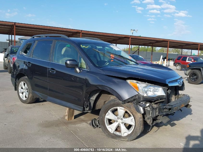 2016 Subaru Forester 2.5I Limited VIN: JF2SJAHCXGH558932 Lot: 40600753