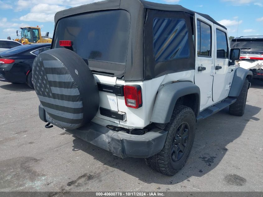 2018 Jeep Wrangler Jk Unlimited Sport S 4X4 VIN: 1C4BJWDG6JL859089 Lot: 40600778