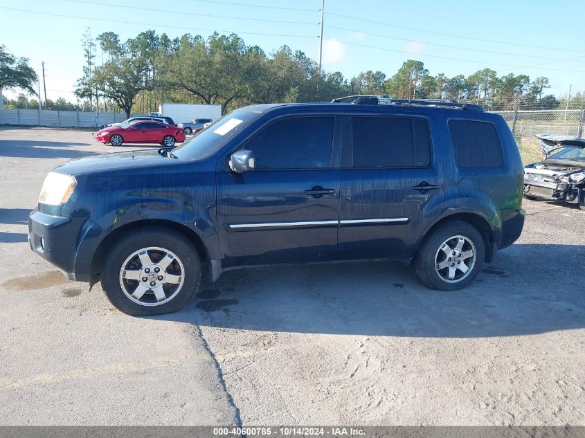 2009 Honda Pilot Touring VIN: 5FNYF48899B022046 Lot: 40600785