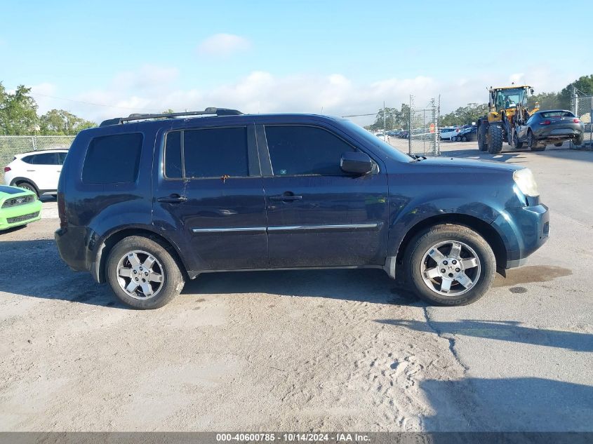 2009 Honda Pilot Touring VIN: 5FNYF48899B022046 Lot: 40600785