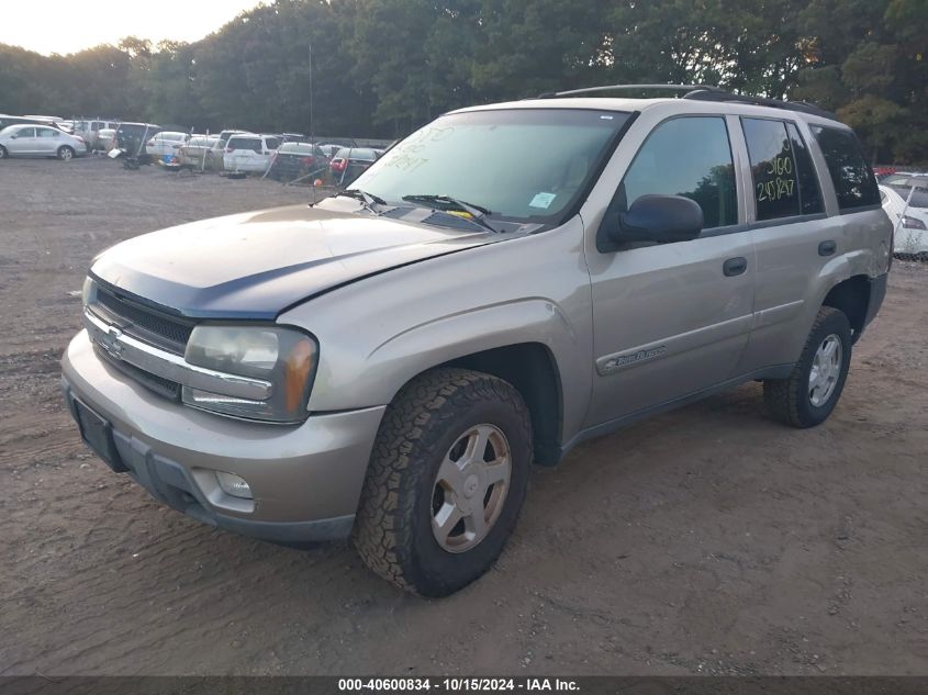 2002 Chevrolet Trailblazer Ls VIN: 1GNDT13S322454883 Lot: 40600834