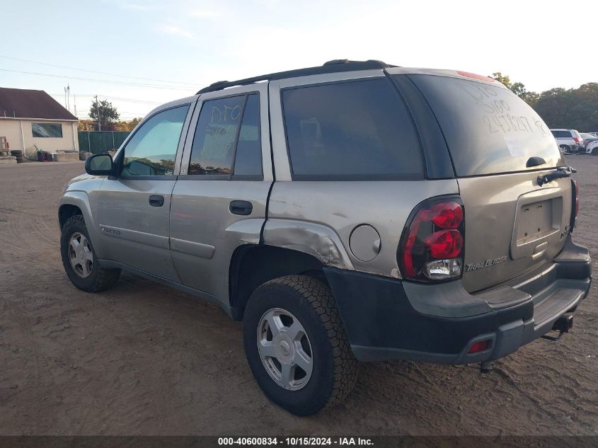 2002 Chevrolet Trailblazer Ls VIN: 1GNDT13S322454883 Lot: 40600834