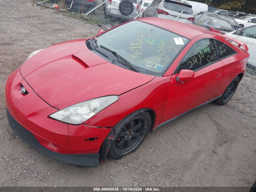 2002 Toyota Celica Gt VIN: JTDDR32T220134544 Lot: 40600838