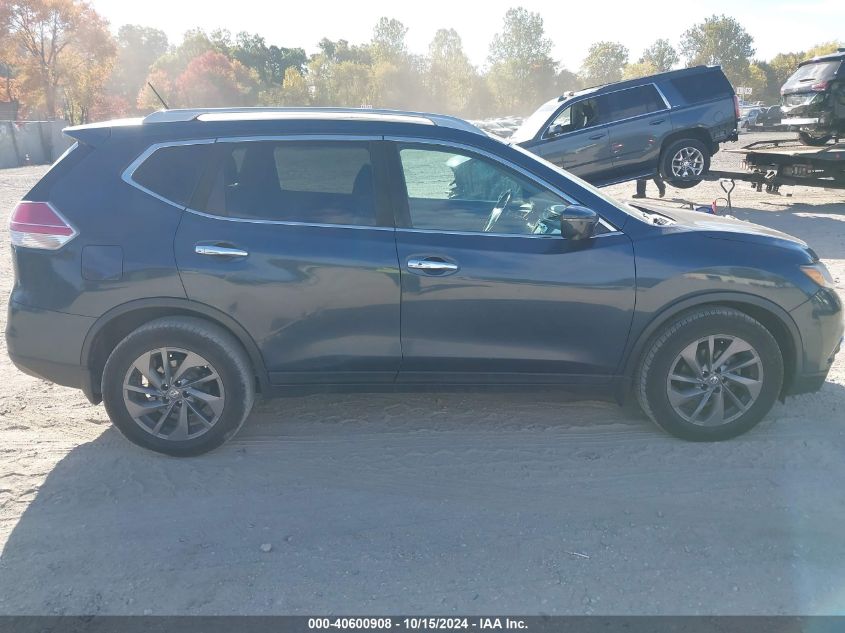 2016 Nissan Rogue Sl VIN: 5N1AT2MV4GC846584 Lot: 40600908