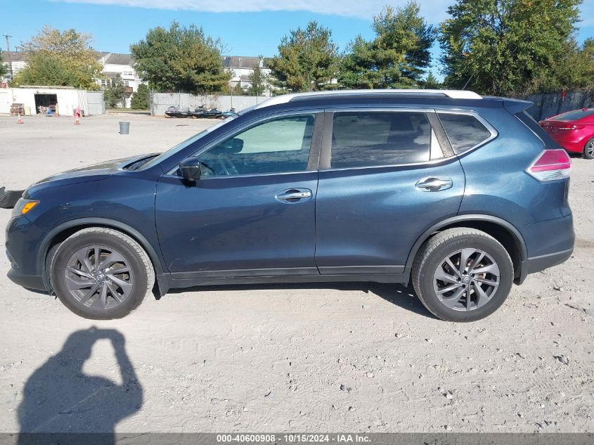 2016 Nissan Rogue Sl VIN: 5N1AT2MV4GC846584 Lot: 40600908