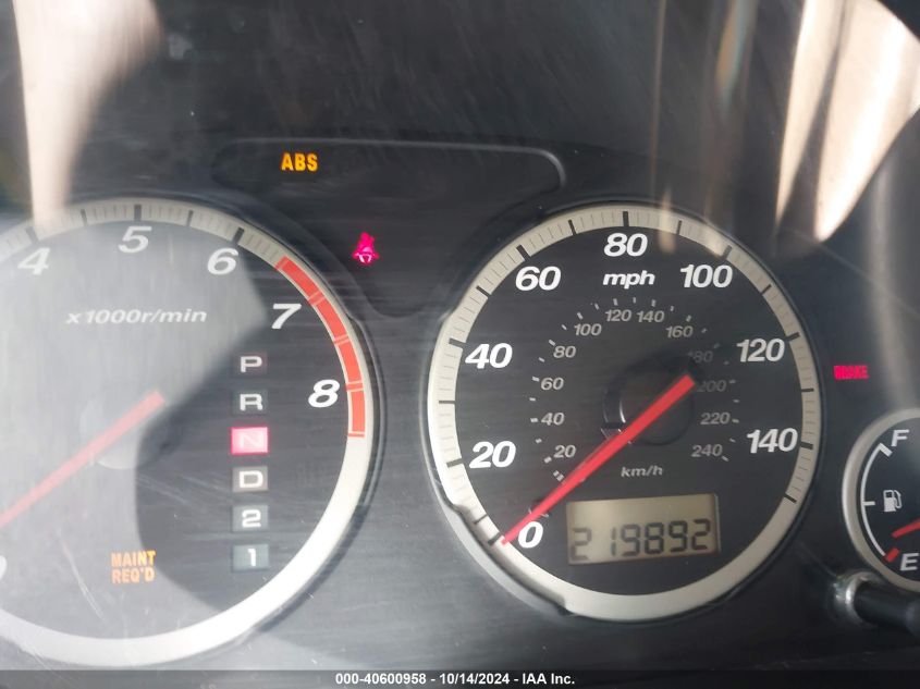 2003 Honda Cr-V Ex VIN: SHSRD78803U138036 Lot: 40600958