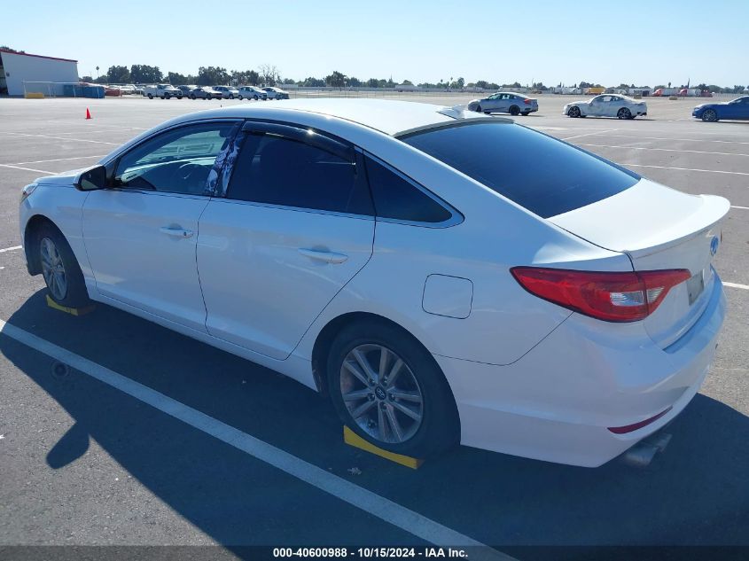 2016 Hyundai Sonata Se VIN: 5NPE24AF5GH415029 Lot: 40600988