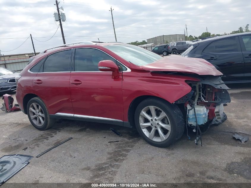 2012 Lexus Rx 350 VIN: 2T2ZK1BA1CC075180 Lot: 40600994