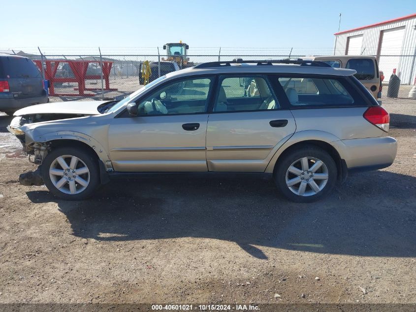 2008 Subaru Outback 2.5I/2.5I L.l. Bean Edition VIN: 4S4BP61C587349993 Lot: 40601021