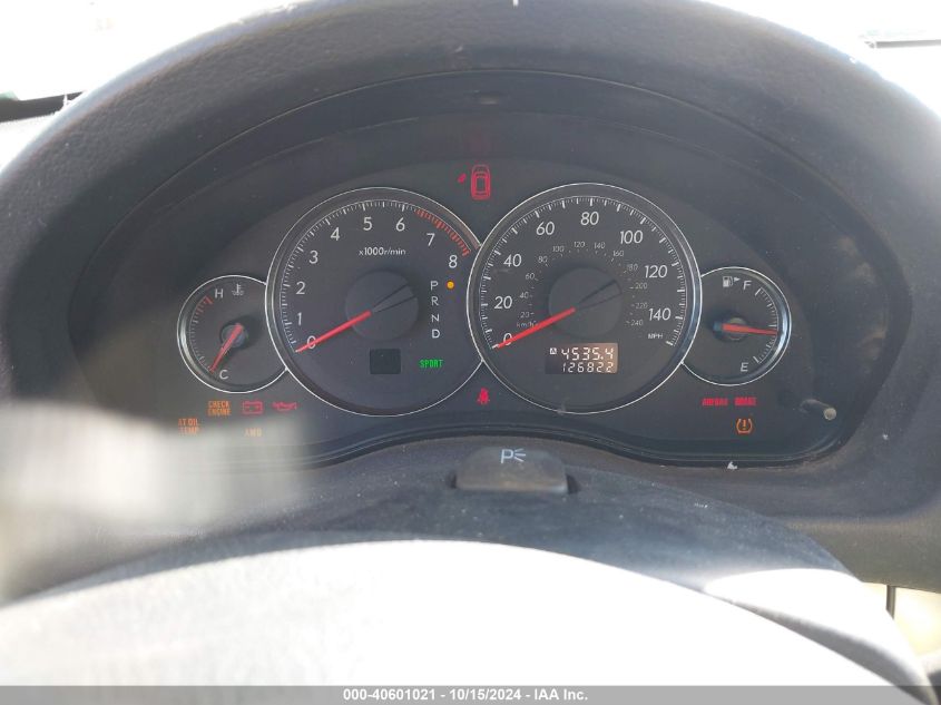 2008 Subaru Outback 2.5I/2.5I L.l. Bean Edition VIN: 4S4BP61C587349993 Lot: 40601021