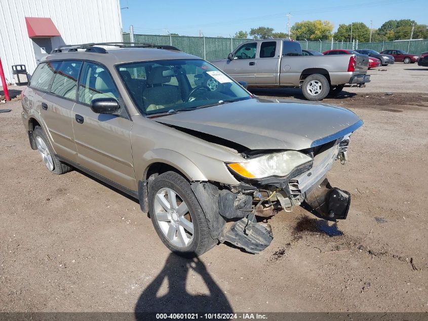 2008 Subaru Outback 2.5I/2.5I L.l. Bean Edition VIN: 4S4BP61C587349993 Lot: 40601021