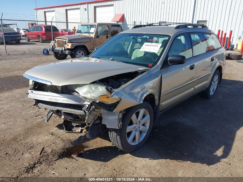 2008 Subaru Outback 2.5I/2.5I L.l. Bean Edition VIN: 4S4BP61C587349993 Lot: 40601021