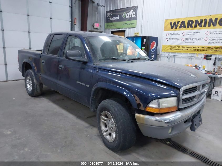 2002 Dodge Dakota Slt VIN: 1B7HG48N02S514461 Lot: 40601077