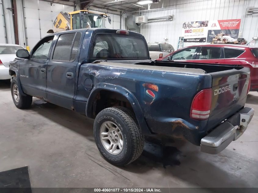 2002 Dodge Dakota Slt VIN: 1B7HG48N02S514461 Lot: 40601077