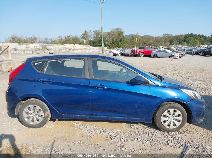 2016 Hyundai Accent Se VIN: KMHCT5AE7GU269381 Lot: 40601080