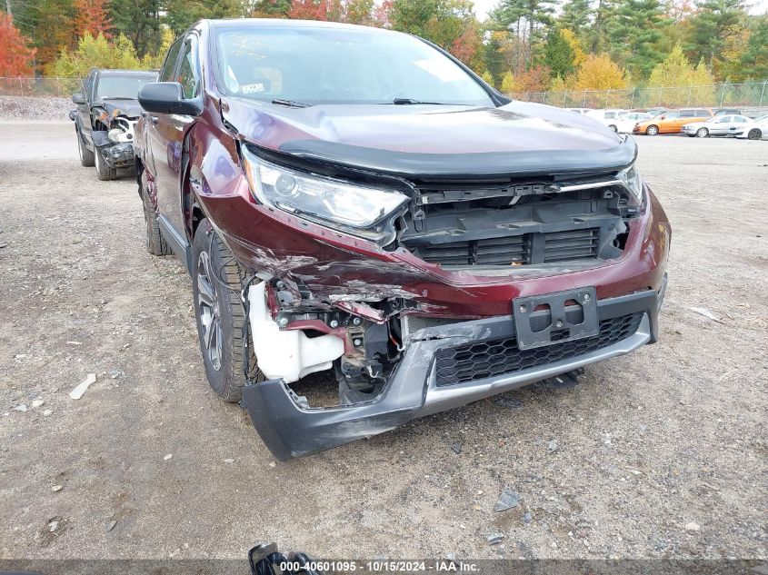 2019 Honda Cr-V Lx VIN: 2HKRW6H30KH215942 Lot: 40601095