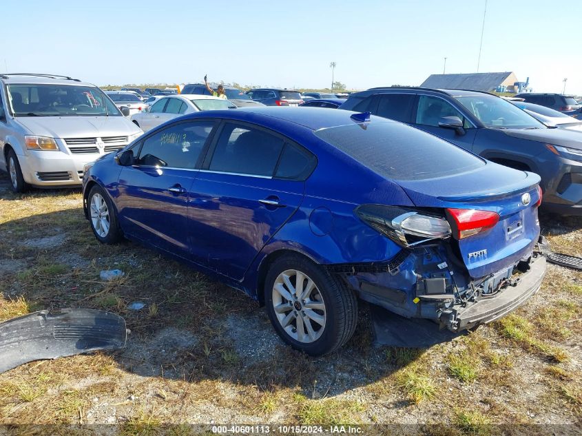 2017 Kia Forte S VIN: 3KPFL4A78HE108907 Lot: 40601113