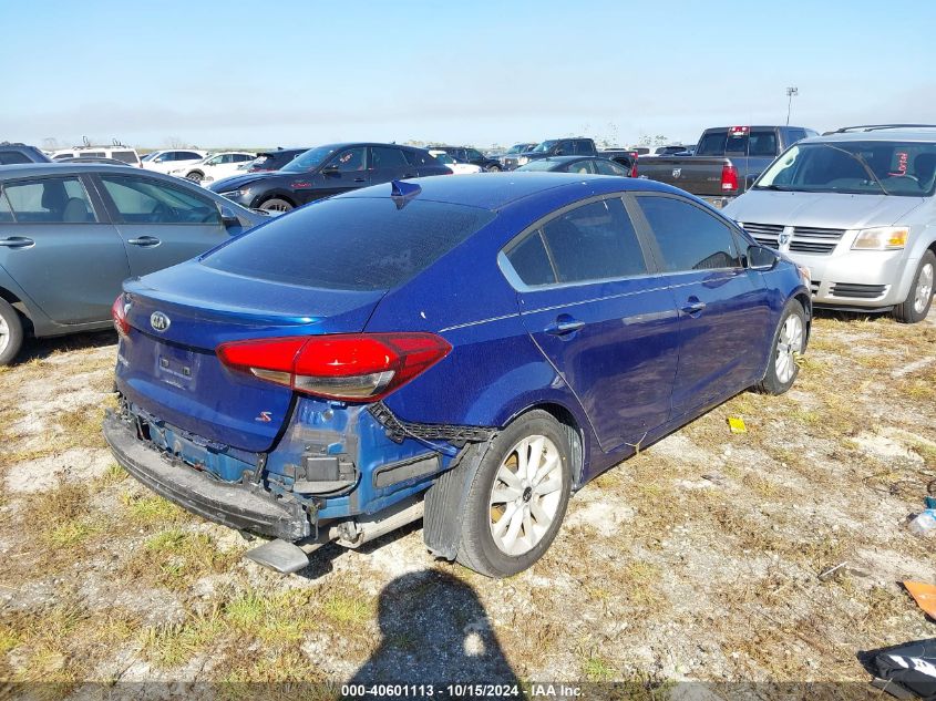 2017 Kia Forte S VIN: 3KPFL4A78HE108907 Lot: 40601113